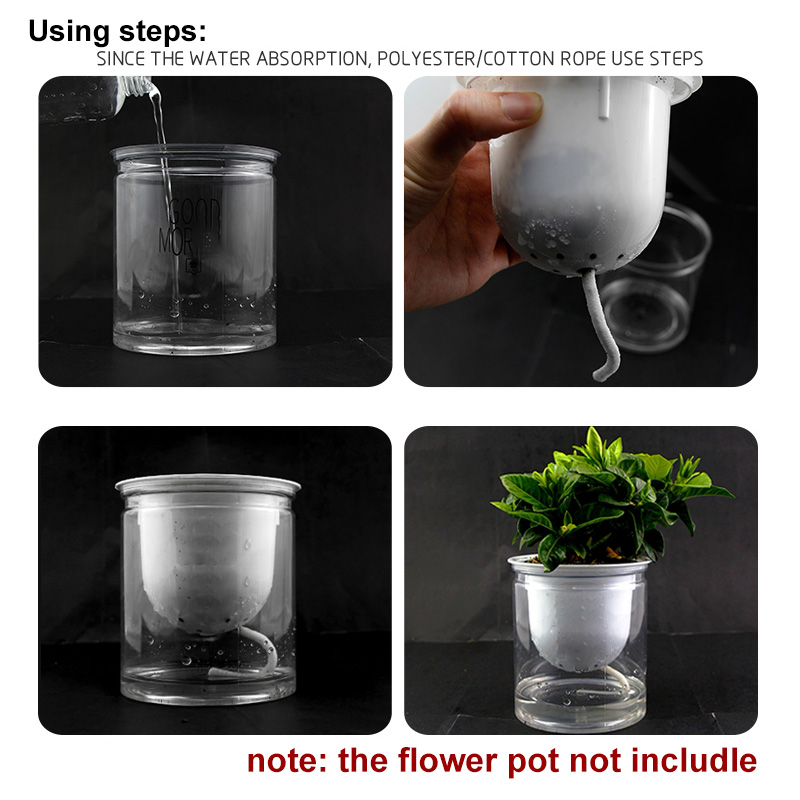自動給水綿芯ロープ 3mm 4mm 5mm 自動徐放性コード - Automatic Plant Waterer のレビューと価格